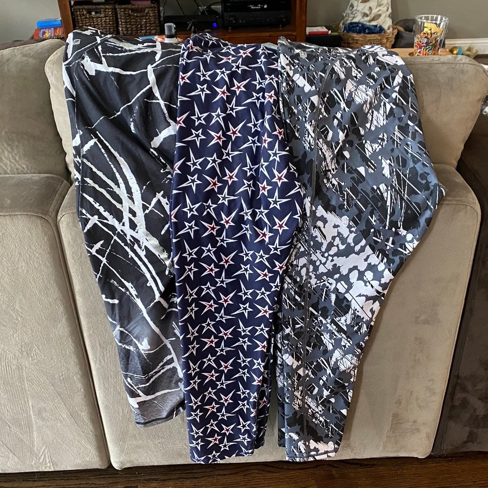 3 Fabletic Leggings-1x Gently Worn